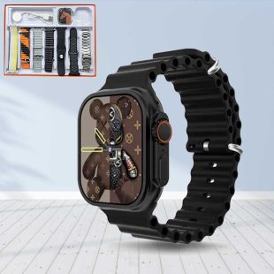 ساعة ذكية S10 Ultra2 مع 7 أحزمة