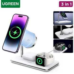 UGREEN 3-in-1 MagSafe Wireless Charging Station