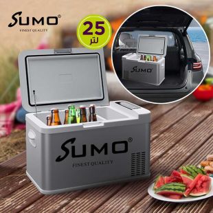 ثلاجة تبريد وفريزر متنقل للسيارة سعة 25 لتر من Sumo