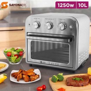 2 in 1 Air Fryer and Electric Oven 10L 1250W by Sayona