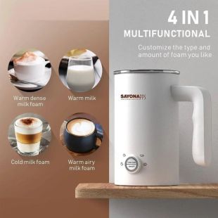 صانعة رغوة الحليب 4 في 1 من Sayona