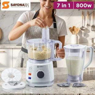 Sayona 7-in-1 Blender and Food Processor 800W
