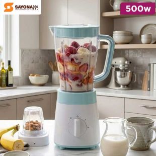 2 in 1 Blender and Mill SB-4452 with 1.5L Jar 500W by Sayona