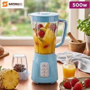 2 in 1 Blender and Mill SB-4454 with 1.5L Jar 500W by Sayona