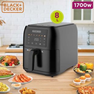 Black and Decker 1700W Air Fryr 8 L (New Product / Open Box)