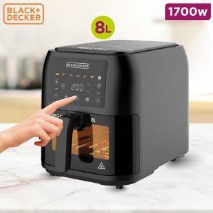 1700W Window Air Fryr 8L by Black + Decker