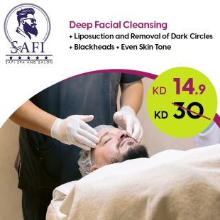 Deep Facial Cleansing + Fat Removal and Dark Circle Removal at Safi Spa & Salon