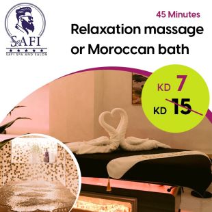 45-minute Relaxation Massage or Moroccan Bath at Safi Spa & Salon