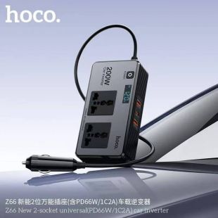 Hoco PD 66W + QC 3.0 Car AC Inverter