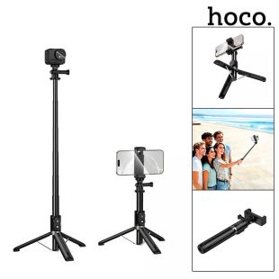ستاند ثلاثي + عصا سيلفي متعددة الاستخدام مع ريموت بلوتوث من Hoco