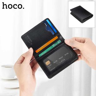 Hoco Smart Anti-lost Card Holder With Wireless Charging Wallet