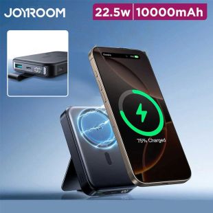 10000mAh Magnetic Power Bank with Qi2 Wireless Charging 22.5W Fast Charging and Stand by Joyroom