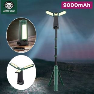 9000mAh Tripod Telescopic Camping Light 1.8m by Green Lion