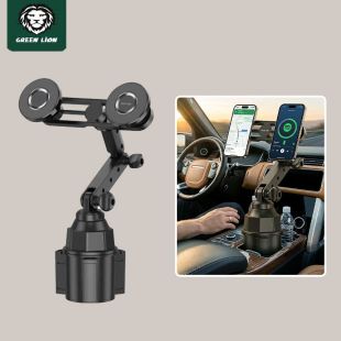 Green Lion MagSafe Car Cup Phone Dual Holder