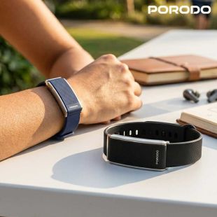 سوار لياقة بدنية ذكي لاسلكي بدون شاشة من Porodo