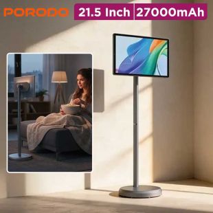 Porodo Surf 21.5-inch Portable Smart Monitor with 27000mAh Battery