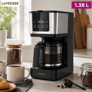 1.38L Rich Brew Coffee Maker Digital by LePresso