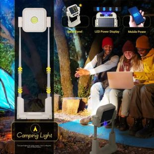 مصباح 100 واط بالطاقة الشمسية متعدد الاستخداماتLED قابل للتعديل