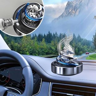 موزع معطر السيارة الدوار يعمل بالطاقة الشمسية