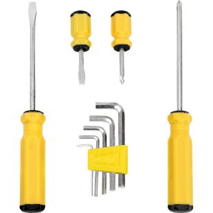 طقم مفكات براغي 9 في 1 بمقبض L للإصلاح الدقيقة