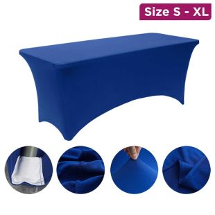 Luxury Elastic Square Table Cover for Hotels and Events