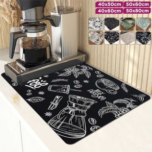 Quick Dry Coffee Machine Mat