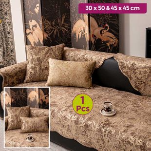 Velvet Sofa Pillow Cover - 1 Pcs
