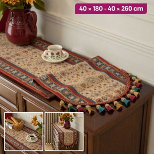 Elegant Retro Style Table Runner