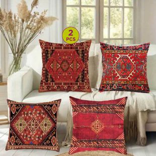 Classic Ethnic Pattern Pillow Cover – 2 Pieces