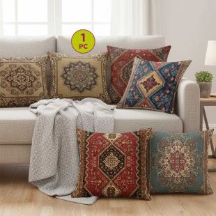Elegant Persian Design Pillow Cover