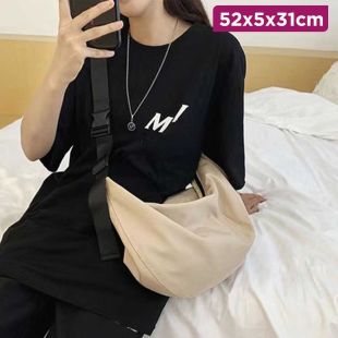 Casual Crossbody Bag - 52 × 31 × 5 cm