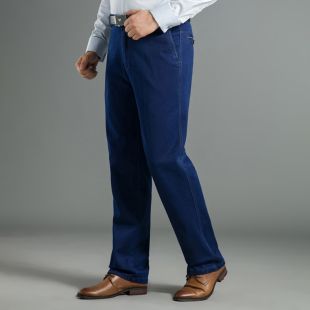 Winter Loose Denim Pants for Men