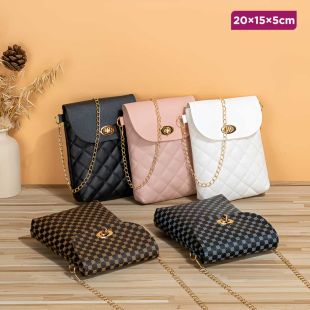 Diamond Embroidered Crossbody Bag