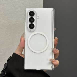 Samsung Galaxy Z Fold Transparent Magnetic Back Case