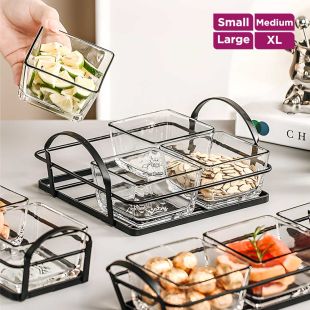 Luxury Multi-Compartment Dried Fruit and Snack Plate