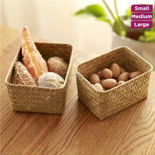 Seagrass Woven Storage Basket