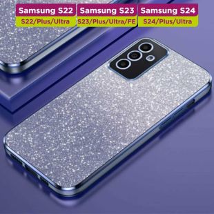 غطاء حماية لامع أنيق لهواتف سامسونج