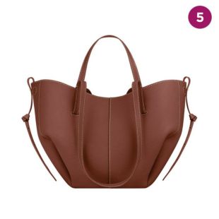 حقيبة كتف جلد ذات سعة كبيرة للسيدات