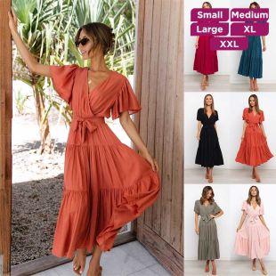 Bohemian Print Maxi Dress for Women
