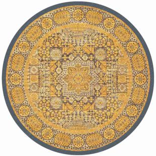 Ethnic Style Decorative Round Carpet