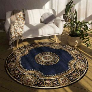 Persian Velvet Round Carpet