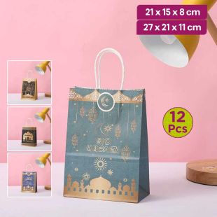 Eid Paper Bag 12 Pcs