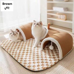 Foldable Padded Cat Tunnel Multi Purpose Medium