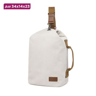 حقيبة كتف بتصميم كلاسيكي من القماش 23 × 14 × 34 سم