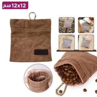 حقيبة طعام للحيوانات الأليفة للمشي 12 × 12 سم