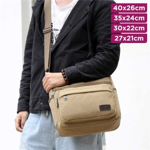 Casual Canvas Crossbody Bag