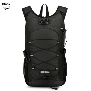 حقيبة ظهر قابلة للطي متعددة الوظائف بسعة كبيرة 47 × 12 × 27 سم - أسود