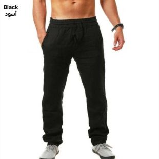 Cotton-Linen Casual Pants For Men Size XXXXL