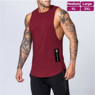 Men's Loose Fitness Vest Cotton