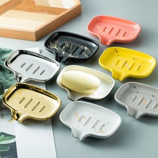 Luxury Ceramic Marble Soap Dish